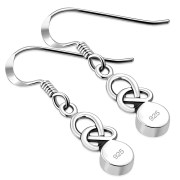 Abalone Celtic Knot Earrings - e392